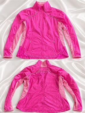 Lululemon Run: Essential Jacket II Paris Pink Size 10 Lululemon Jacket Rare